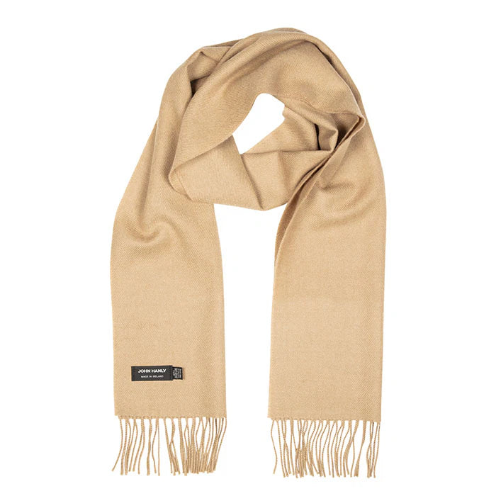Merino Luxury Wool Scarf Camel