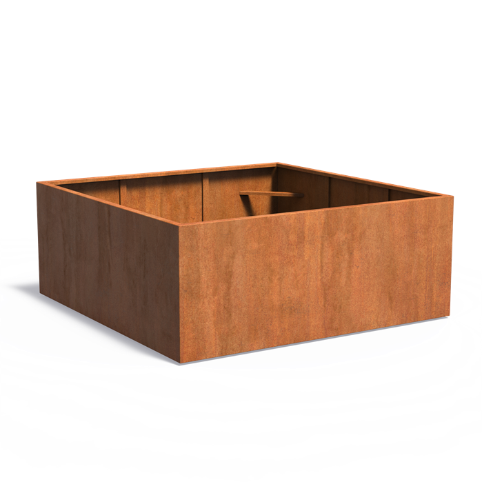 Adezz CARREZ Corten Steel Planter 2000 x 2000 x 800 mm