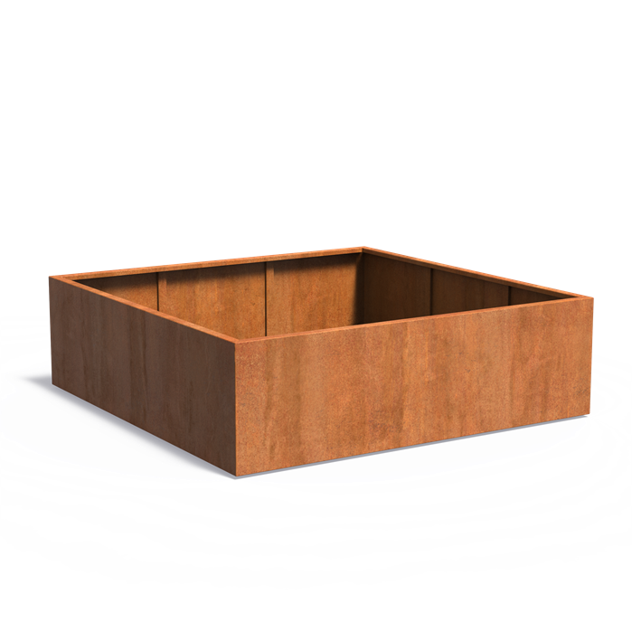 Adezz CARREZ Corten Steel Planter 2000 x 2000 x 600 mm