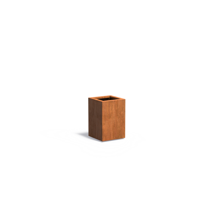 Adezz CARREZ Corten Steel Planter 400 x 400 x 600 mm