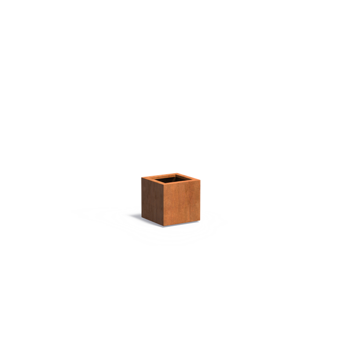 Adezz CARREZ Corten Steel Planter 400 x 400 x 400 mm