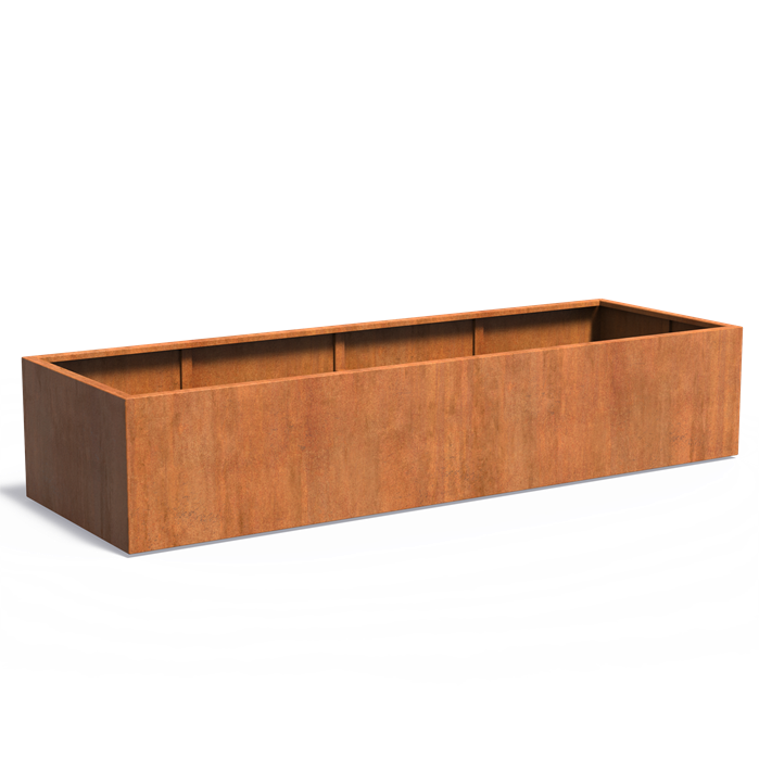 Adezz CARREZ Corten Steel Planter 3000 x 1000 x 600 mm