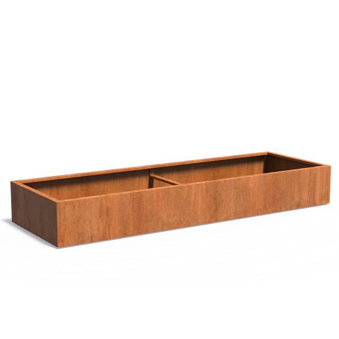 Adezz CARREZ Corten Steel Planter 3000 x 1000 x 400 mm