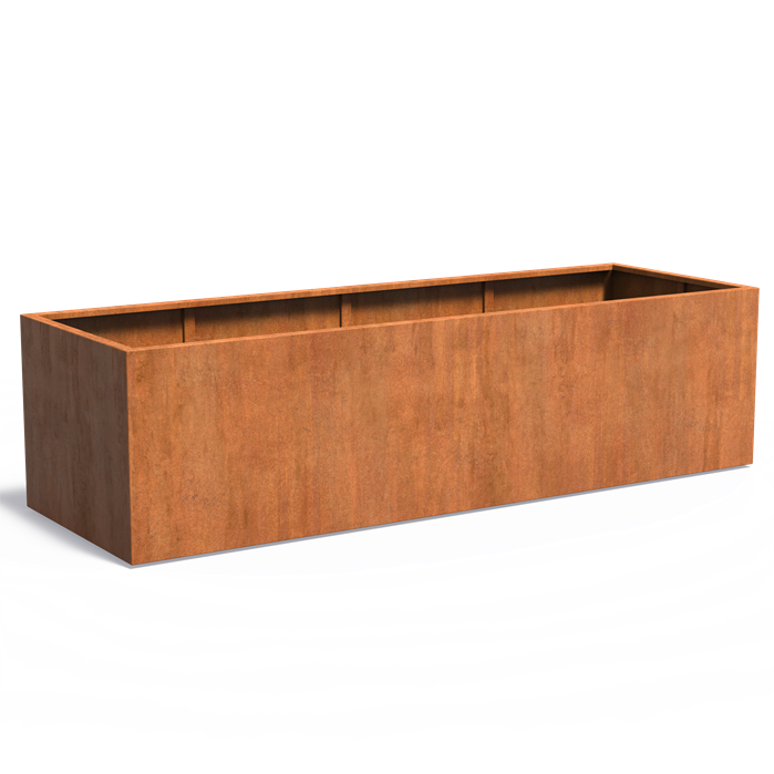Adezz CARREZ Corten Steel Planter 3000 x 1000 x 800 mm