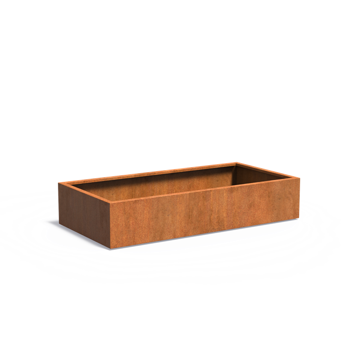 Adezz CARREZ Corten Steel Planter 2000 x 1000 x 400 mm