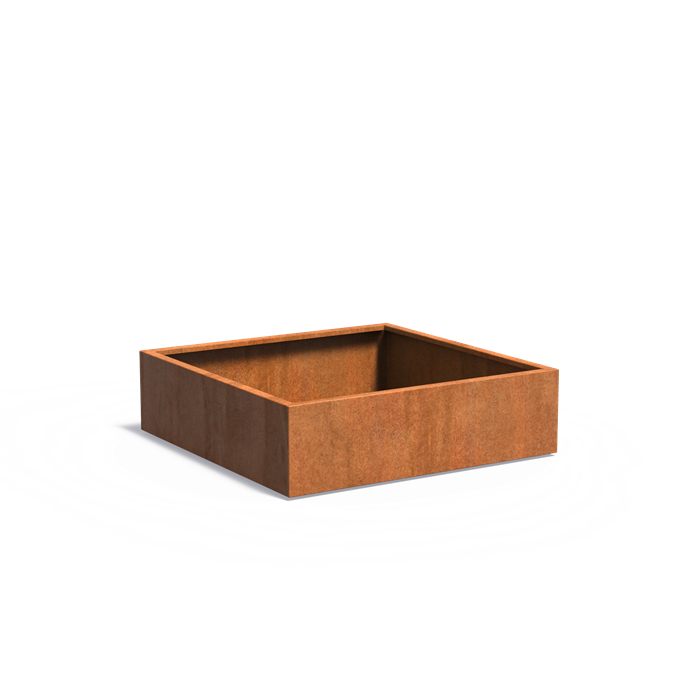 Adezz CARREZ Corten Steel Planter 1400 x 1400 x 400 mm