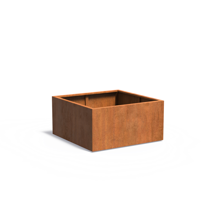 Adezz CARREZ Corten Steel Planter 1200 x 1200 x 600 mm
