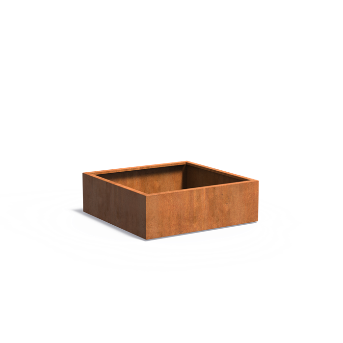 Adezz CARREZ Corten Steel Planter 1200 x 1200 x 400 mm