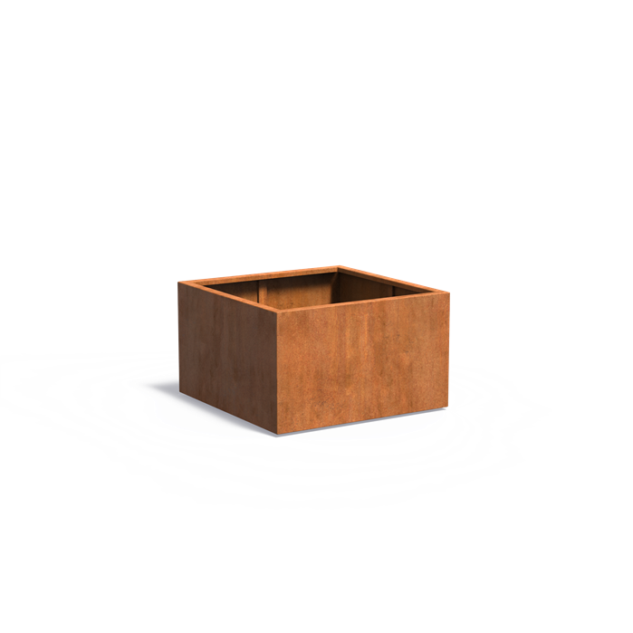 Adezz CARREZ Corten Steel Planter 1000 x 1000 x 600 mm