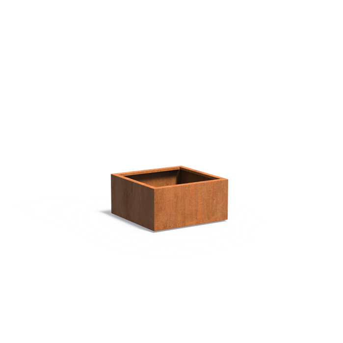 Adezz CARREZ Corten Steel Planter 800 x 800 x 400 mm