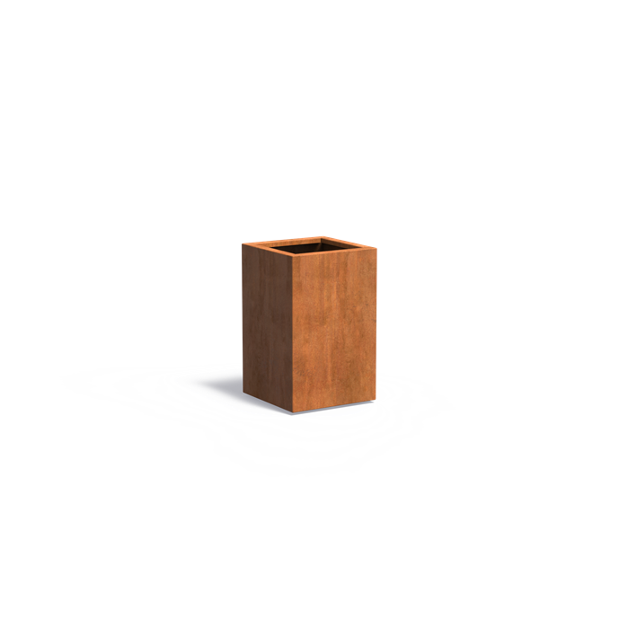 Adezz CARREZ Corten Steel Planter 500 x 500 x 800 mm