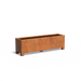 Adezz CARREZ Corten Steel Planter with Feet 2000 x 500 x 600 mm