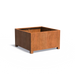 Adezz CARREZ Corten Steel Planter with Feet 1400 x 1400 x 800 mm