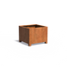 Adezz CARREZ Corten Steel Planter with Feet 1000 x 1000 x 800 mm
