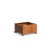 Adezz CARREZ Corten Steel Planter with Feet 1000 x 1000 x 600 mm