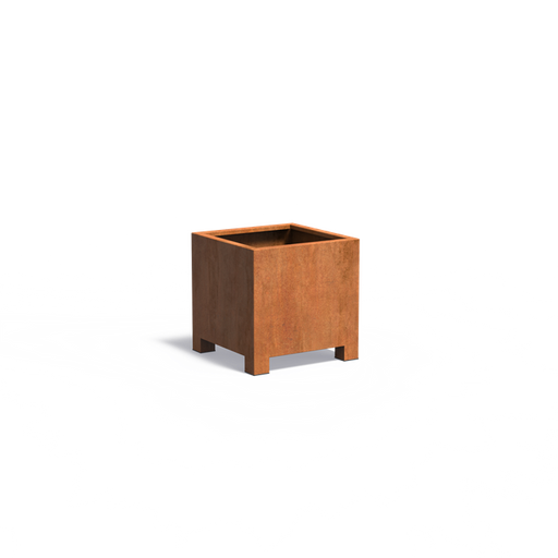 Adezz CARREZ Corten Steel Planter with Feet 700 x 700 x 700 mm