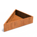 Adezz TRIANGLE Corten Steel Planter 1800 x 1800 x 400 mm