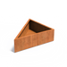 Adezz TRIANGLE Corten Steel Planter 1400 x 1400 x 400 mm