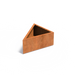 Adezz TRIANGLE Corten Steel Planter 1000 x 1000 x 400 mm