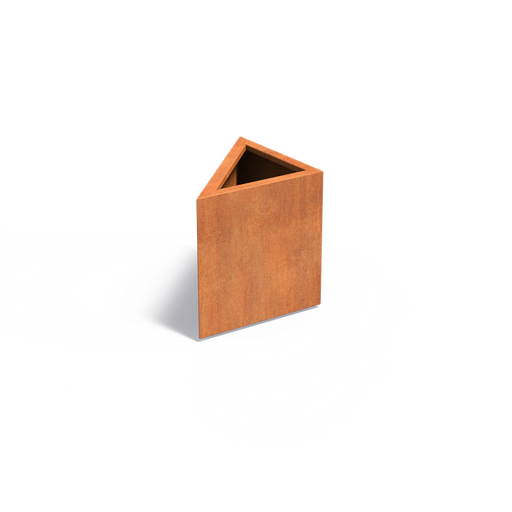 Adezz TRIANGLE Corten Steel Planter 600 x 600 x 600 mm