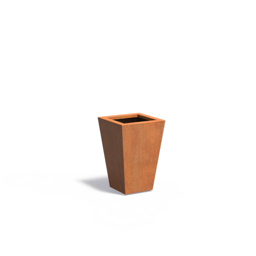 Adezz TAP Tapered Corten Steel Planter 400 x 400 x 600 mm