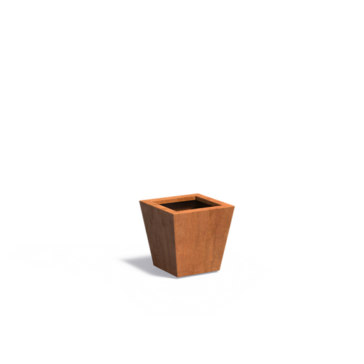 Adezz TAP Tapered Corten Steel Planter 400 x 400 x 400 mm