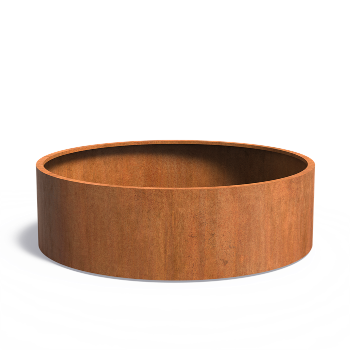 Adezz CIRCUM Round Corten Steel Planter Ø2000 x 600 mm