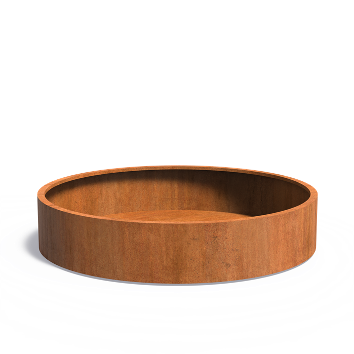 Adezz CIRCUM Round Corten Steel Planter Ø2000 x 400 mm