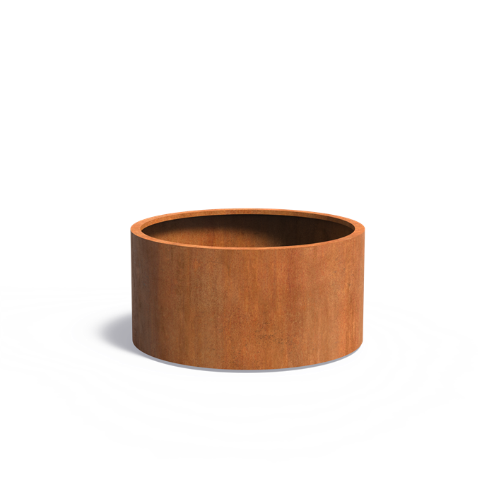 Adezz CIRCUM Round Corten Steel Planter Ø1200 x 600 mm