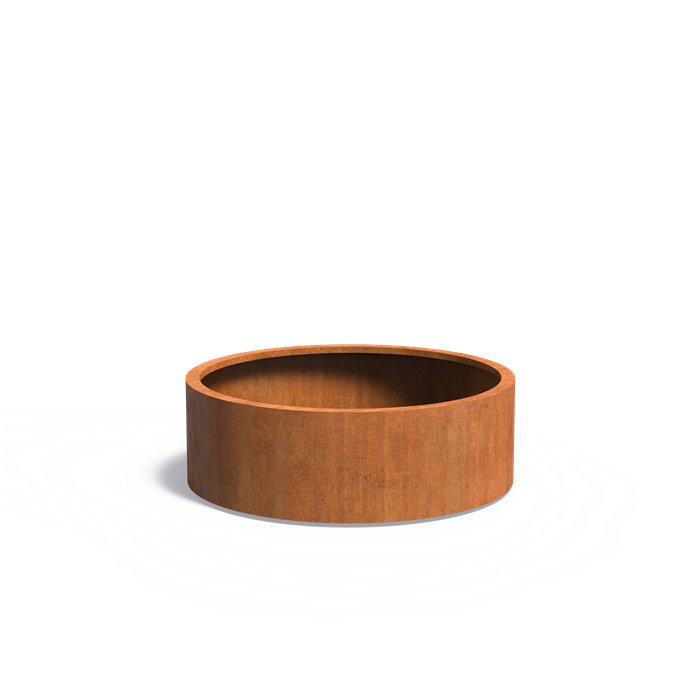Adezz CIRCUM Round Corten Steel Planter Ø1200 x 400 mm