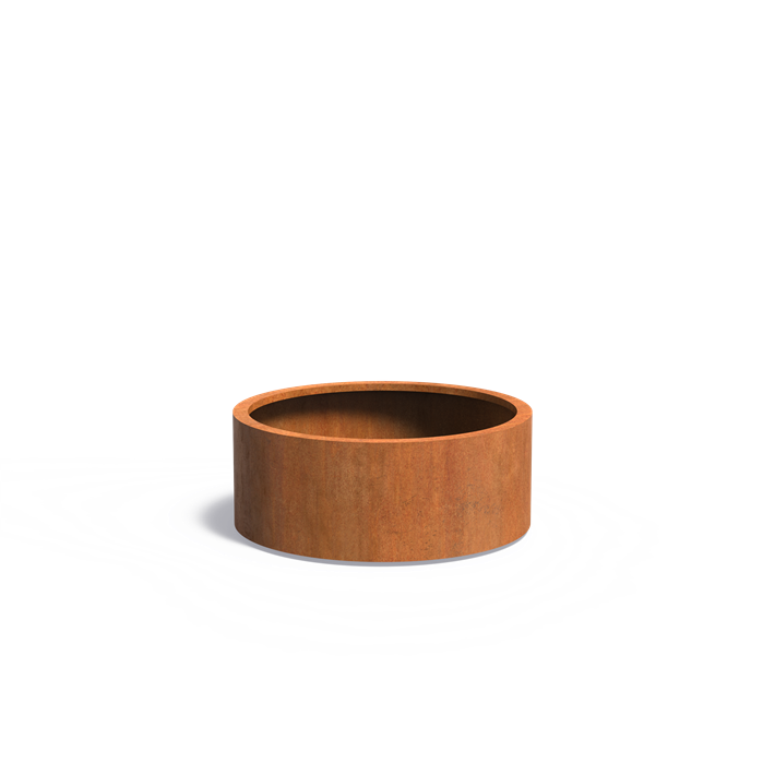 Adezz CIRCUM Round Corten Steel Planter Ø1000 x 400 mm