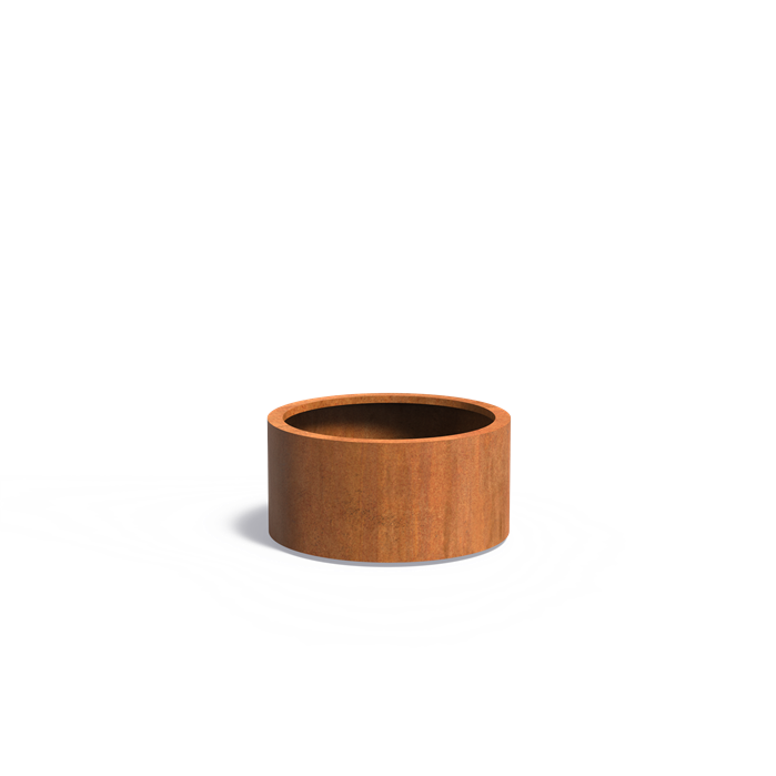 Adezz CIRCUM Round Corten Steel Planter Ø800 x 400 mm