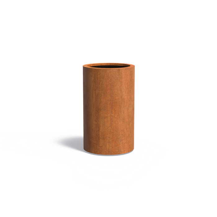 Adezz CIRCUM Round Corten Steel Planter Ø600 x 1000 mm