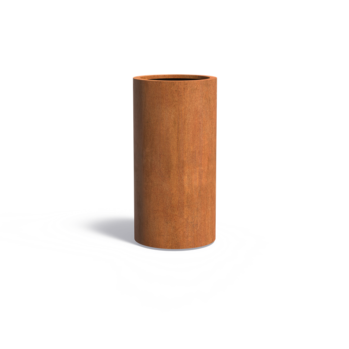 Adezz CIRCUM Round Corten Steel Planter Ø600 x 1200 mm