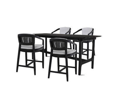 Elisa counter chair and table 4 seater set