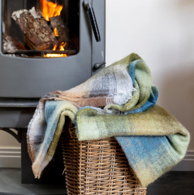 Mohair Throw Watercolour Monet