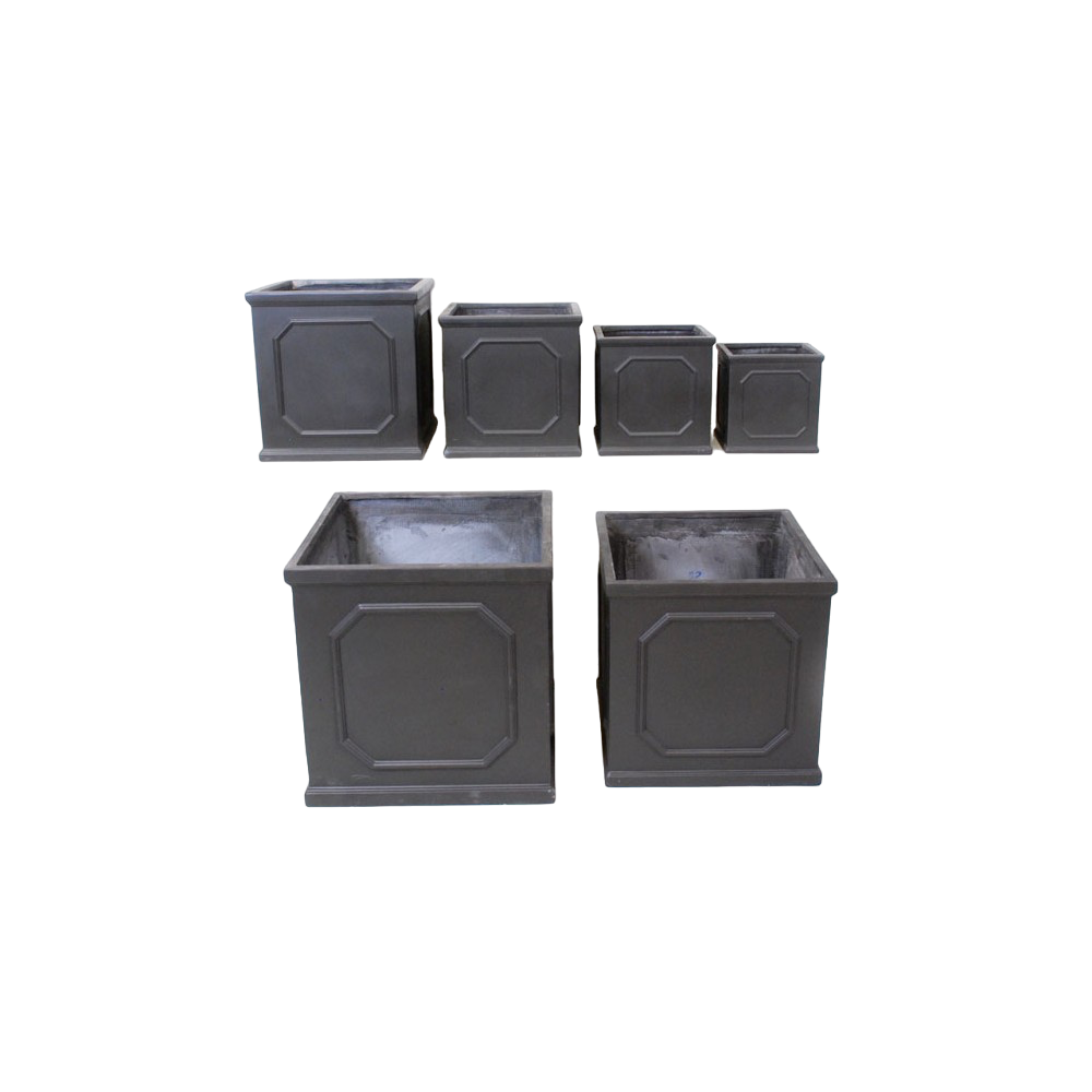 Square Frame Planter Black