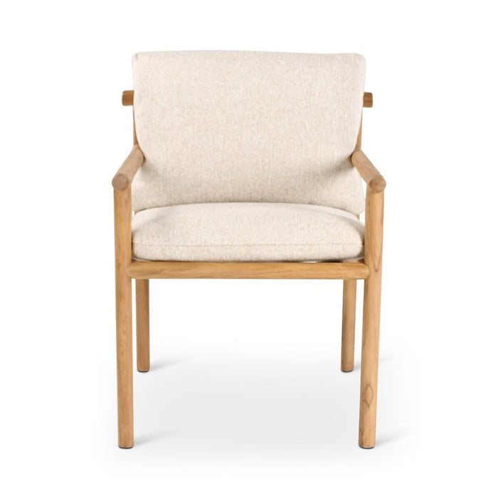 Kuro Teak Garden Furniture: Armchair with cushions