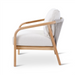 Boras Teak Garden Furniture with Bodo Table: Lounge chair with cushions