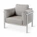 Liv Aluminium Garden Furniture: Lounge chair with cushions