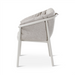 Liv Aluminium Garden Furniture: Dining armchair with cushions