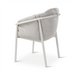Liv Aluminium Garden Furniture: Dining armchair with cushions