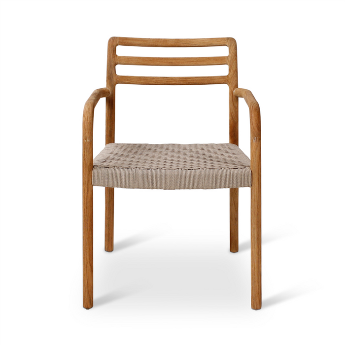 Felice Teak Tables and Maison Chairs: Maison armchair