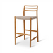 Felice Teak Tables and Maison Chairs: Maison bar chair