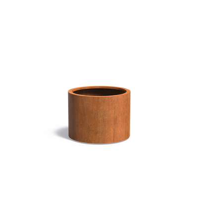 Round Corten Steel Planter