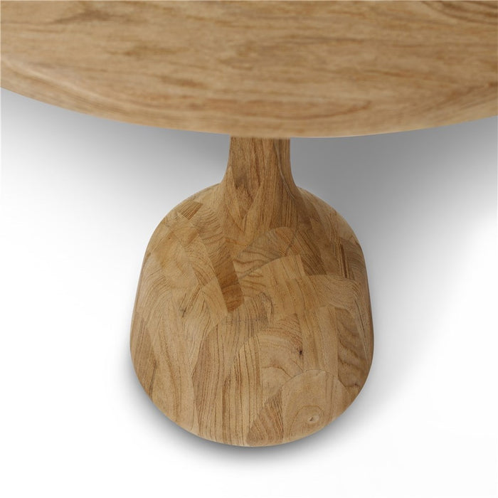 Felice Teak Tables and Maison Chairs: Round table d80 cm