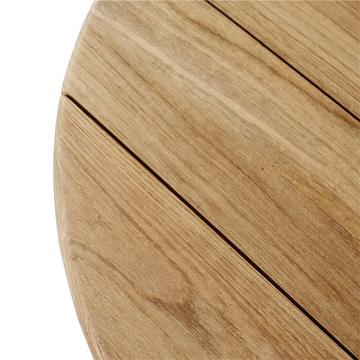 Felice Teak Tables and Maison Chairs: Round table d80 cm