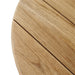 Felice Teak Tables and Maison Chairs: Round table d80 cm
