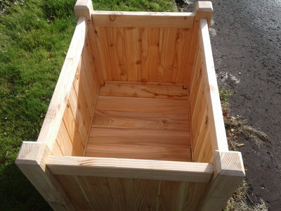 Square Wooden Planter