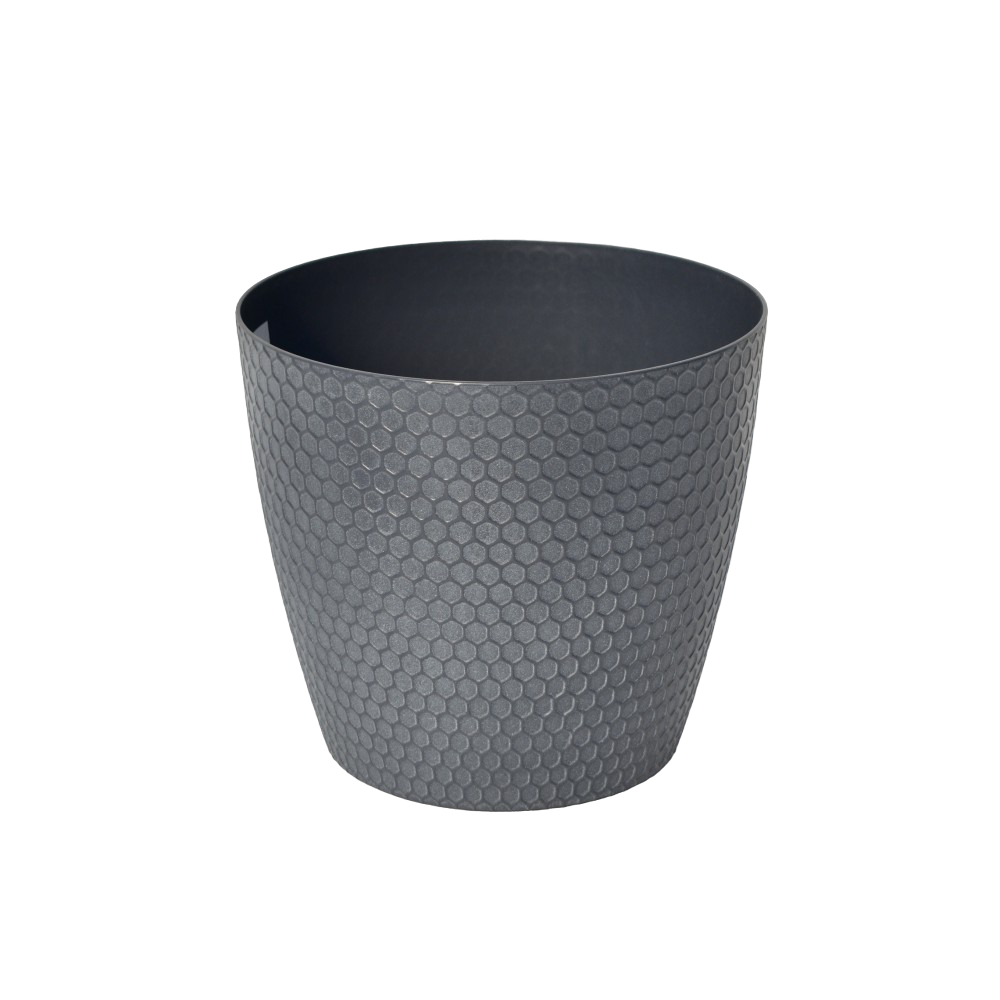 Round plastic honeycomb pot